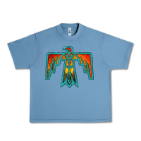 Pebble Blue thunderbird Urban Heavy Tee - JahusDesignShop