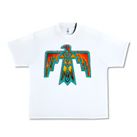 White thunderbird Urban Heavy Tee - JahusDesignShop