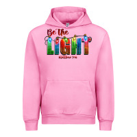 Fuchsia Pink be the light matthew 5 14 Urban Hoodie - CowGirlArtShop