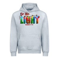 Heather Grey be the light matthew 5 14 Urban Hoodie - CowGirlArtShop