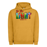 Pigment Peanut Butter be the light matthew 5 14 Urban Hoodie - CowGirlArtShop