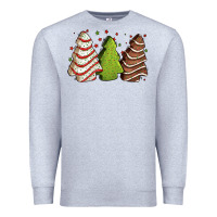 Heather Grey Christmas cakes Premium Sweatshirt - Jasminsmagicworld