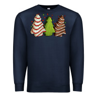 Navy Christmas cakes Premium Sweatshirt - Jasminsmagicworld
