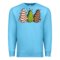 Ocean Blue Christmas cakes Premium Sweatshirt - Jasminsmagicworld