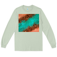 Matcha leather turquoise glitter tumbler Long Sleeve Tee - Jasminsmagicworld