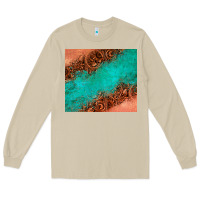 Mushroom leather turquoise glitter tumbler Long Sleeve Tee - Jasminsmagicworld
