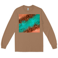 Toasted Coconut leather turquoise glitter tumbler Long Sleeve Tee - Jasminsmagicworld