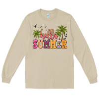 Mushroom hello summer Long Sleeve Tee - JahusDesignShop