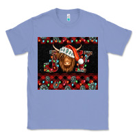 Colony Blue joy shaggy cow christmas Classic Tee - Jasminsmagicworld