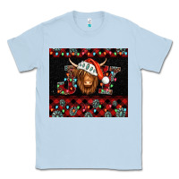 Dusty Blue joy shaggy cow christmas Classic Tee - Jasminsmagicworld