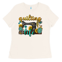 Bone quilting life western Ladies Tee - texasbilliewilder