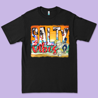 Salty Vibes Premium Tee Designed By Texasbilliewilder