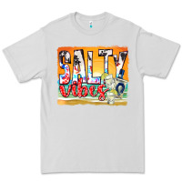 Dove Grey salty vibes Premium Tee - texasbilliewilder