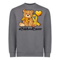 Storm childhood cancer and cancer ribbon Heavyweight Sweatshirt - AdoDesignShop
