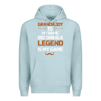Blue Mist Grandaddy Is My Name Becoming A Legend Is My Game Premium Hoodie - Bettercallsaul
