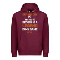 Burgundy Grandaddy Is My Name Becoming A Legend Is My Game Premium Hoodie - Bettercallsaul