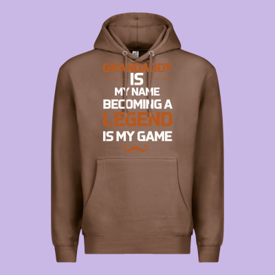 Grandaddy Is My Name Becoming A Legend Is My Game Premium Hoodie Designed By Bettercallsaul