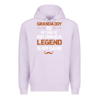 Lilac Grandaddy Is My Name Becoming A Legend Is My Game Premium Hoodie - Bettercallsaul