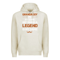 Oatmeal Heather Grandaddy Is My Name Becoming A Legend Is My Game Premium Hoodie - Bettercallsaul
