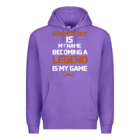 Purple Grandaddy Is My Name Becoming A Legend Is My Game Premium Hoodie - Bettercallsaul