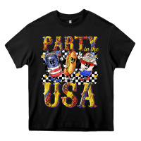 Black party in the usa with leopard Heavy Core Tee - texasbilliewilder