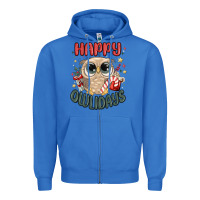 True Royal happy owlidays Zipper Hoodie - MaliasSmallBusiness