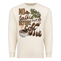 Sandshell no talkie before coffee Premium Sweatshirt - BarkalooDesign