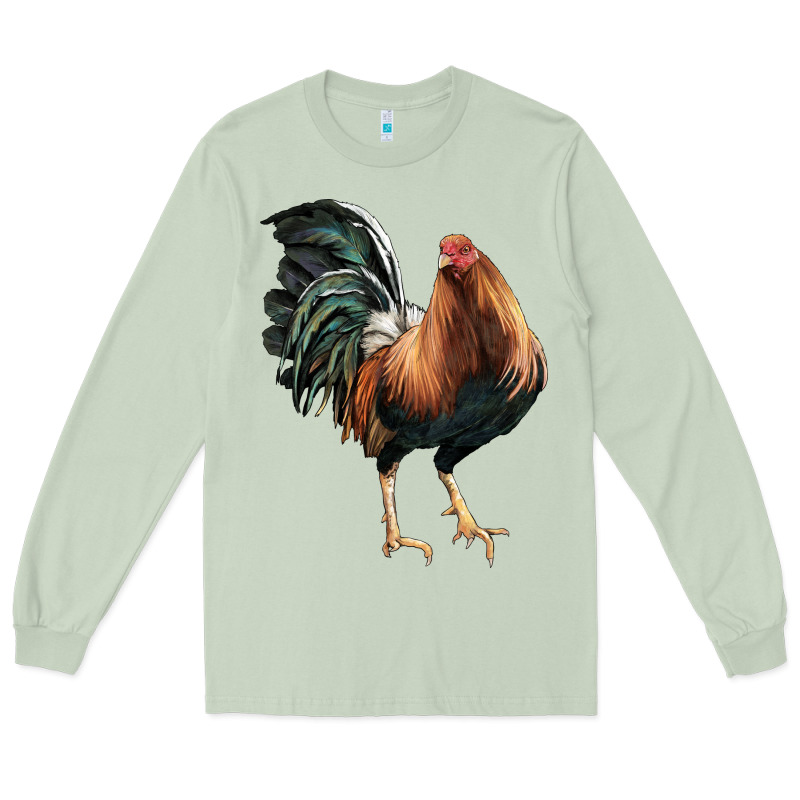 American Game Rooster Long Sleeve Tee by LillyAllenDesigns | Teevron