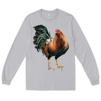 Moon Dust American Game Rooster Long Sleeve Tee - LillyAllenDesigns