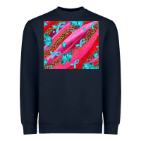 Navy cancer boxing gloves and cancer ribbon Heavyweight Sweatshirt - AdoDesignShop