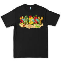 Black sassy beach Premium Tee - texasbilliewilder