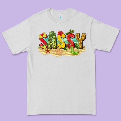 Sassy Beach Premium Tee Designed By Texasbilliewilder