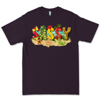 Plum sassy beach Premium Tee - texasbilliewilder