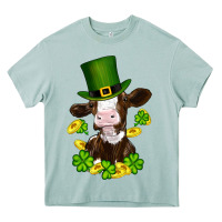 St Patricks Day Cow Heavy Core Tee | Teevron