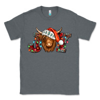 Charcoal Heather joy christmas shaggy cow Classic Tee - Jasminsmagicworld