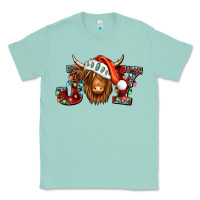 Seafoam joy christmas shaggy cow Classic Tee - Jasminsmagicworld