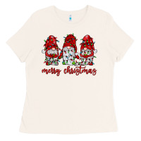 Merry Christmas Gnome With Christmas Lights Ladies Tee | Teevron