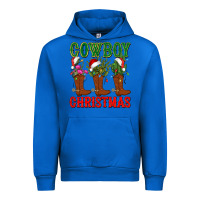 Cobalt cowboy christmas boots cactus Urban Hoodie - CowGirlArtShop