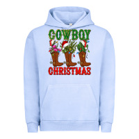 Pigment Grape Ice cowboy christmas boots cactus Urban Hoodie - CowGirlArtShop