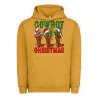 Pigment Peanut Butter cowboy christmas boots cactus Urban Hoodie - CowGirlArtShop