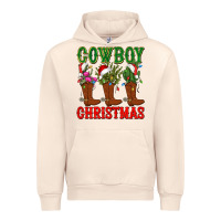 Sandshell cowboy christmas boots cactus Urban Hoodie - CowGirlArtShop