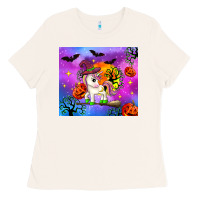 Bone halloween unicorn Ladies Tee - Zillion Design Studio