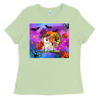 Matcha halloween unicorn Ladies Tee - Zillion Design Studio
