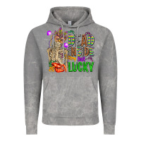 Cloud Rock mardi gras dead inside but lucky  with skeleton Vintage Hoodie - AdoDesignShop