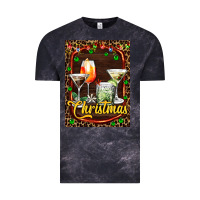 Cloud Black cocktail set for Christmas Vintage Tee - AdoDesignShop