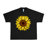 Black sunflower Urban Heavy Tee - Artiststas