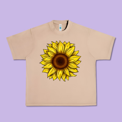 Sunflower Urban Heavy Tee Designed By Artiststas