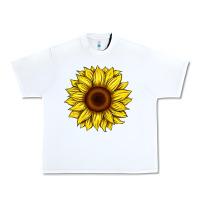 White sunflower Urban Heavy Tee - Artiststas