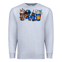 Heather Grey police coffee Premium Sweatshirt - Jasminsmagicworld