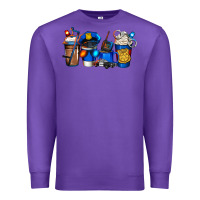 Purple police coffee Premium Sweatshirt - Jasminsmagicworld